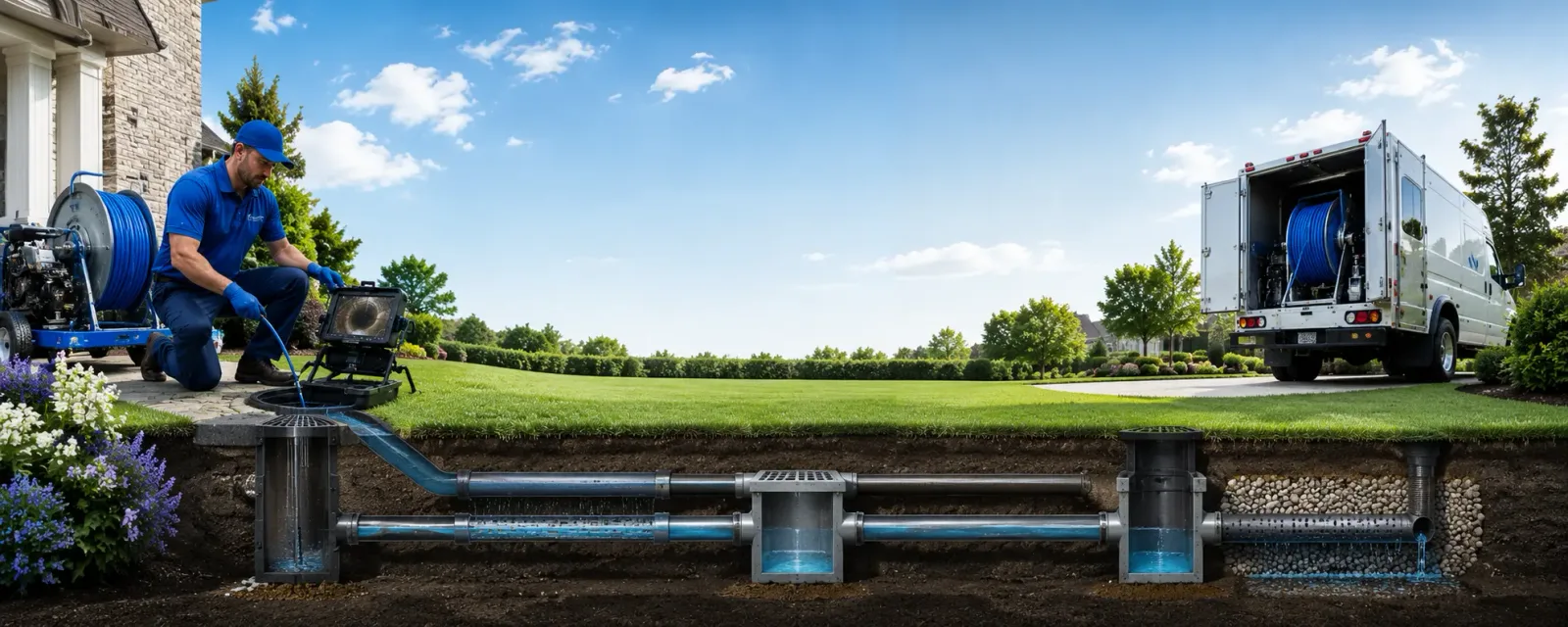 Outdoor drain cleaning information for Paloma, IL